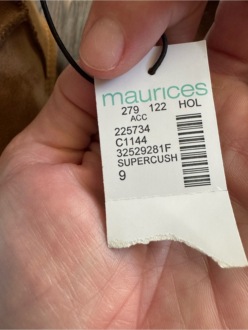 NWT Maurice’s SuperCush Charlie Classic Tall Suede Chestnut Boots Size 9 - Picture 7 of 7